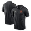NIKE NIKE BLACK SAN FRANCISCO GIANTS COOPERSTOWN COLLECTION REWIND FRANCHISE PERFORMANCE POLO