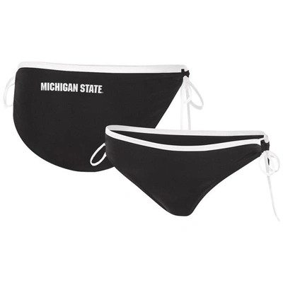 G-iii 4her By Carl Banks Black Michigan State Spartans Perfect Match Bikini Bottom