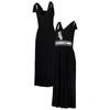 G-III 4HER BY CARL BANKS G-III 4HER BY CARL BANKS BLACK CHICAGO WHITE SOX GAME OVER MAXI DRESS