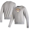 ADIDAS ORIGINALS ADIDAS HEATHERED GRAY LOS ANGELES KINGS TEAM CLASSICS VINTAGE PULLOVER SWEATSHIRT