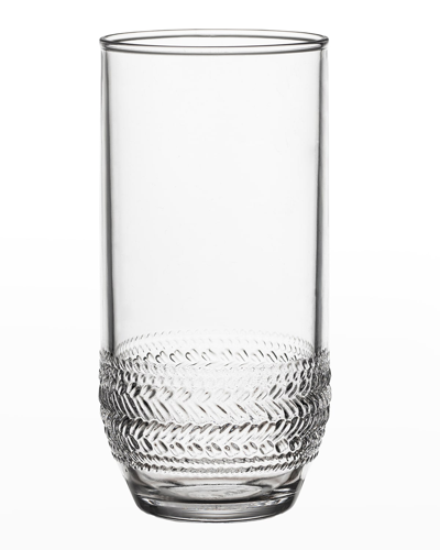 Juliska Le Panier Clear Acrylic Large Beverage Glass