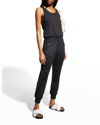 Sweaty Betty Garaudasana Sleeveless Jumpsuit In Navy Blue