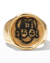 GIVENCHY X CHITO MEN'S FINESSE PUP SIGNET RING