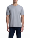 Bugatchi Men's Garment-dyed Cotton T-shirt In Platinum