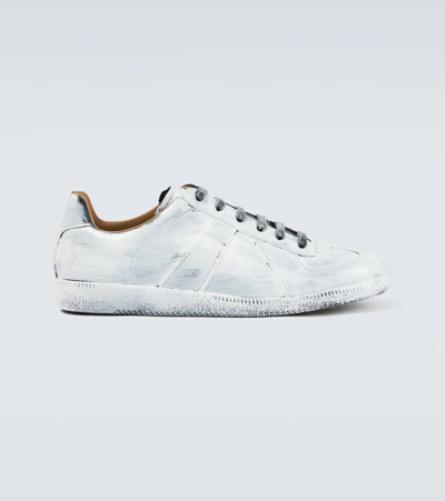 Maison Margiela Off-white Painted Replica Trainers