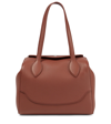 Loro Piana Sesia Happy Day Medium Leather Shoulder Bag In Kummel_lp