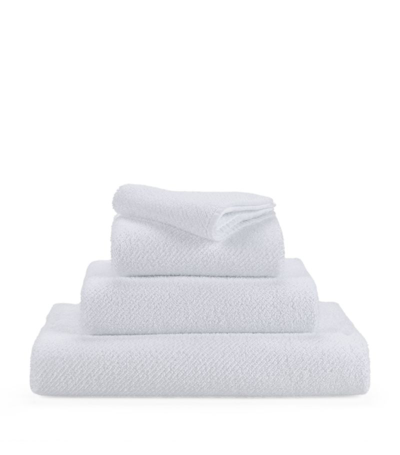 Abyss & Habidecor Twill Hand Towel (55cm X 100cm) In White