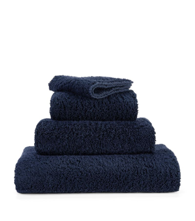 Abyss & Habidecor Super Pile Bath Sheet (105cm X 180cm) In Navy