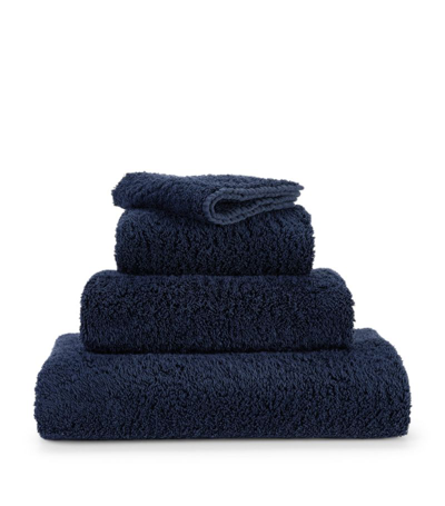 Abyss & Habidecor Super Pile Hand Towel (55cm X 100cm) In Navy