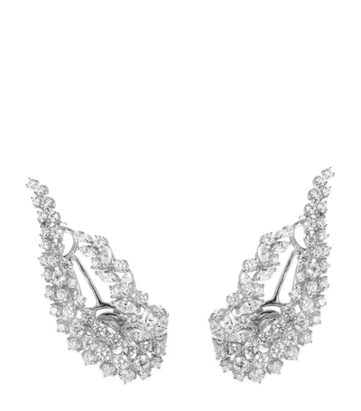 Yeprem White Gold And Diamond Y-couture Earrings