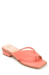 Journee Collection Mina  Womens Dressy Slip On Heels In Coral