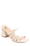 Journee Collection Emory Strappy Sandal In Ivory
