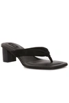 Natori Bay Metallic Thong Sandals In Black