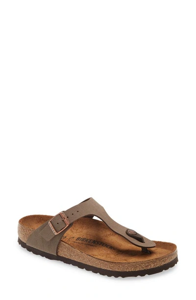 Birkenstock Gizeh Birko-flor Flip Flop In Brown