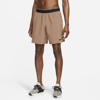 Nike Pro Dri-fit Flex Rep Men's Shorts In Archaeo Brown,black