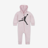 Jordan Baby Full-zip Coverall In Pink