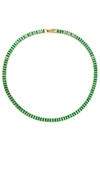 Bracha Candybar Necklace In Green
