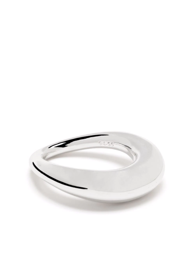 Georg Jensen Large Offspring Ring In Silver