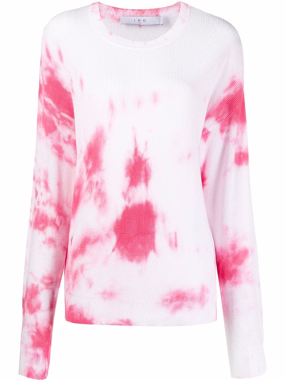 Iro Tie-dye Crew-neck Jumper In Weiss