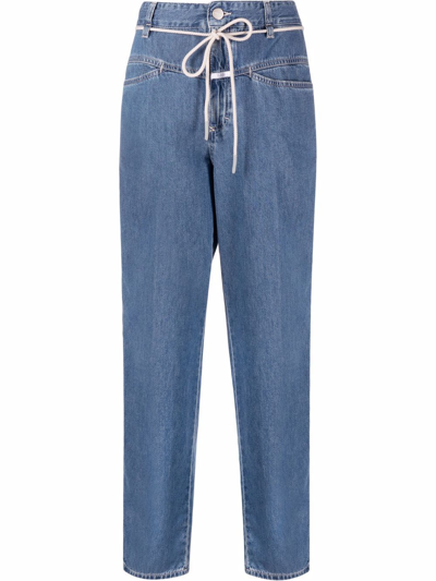 Closed A Better Blue Anni Tapered Jeans In Blau