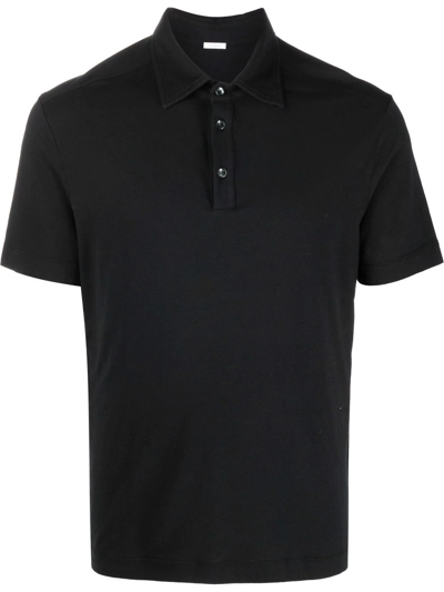 Malo Stretch Cotton Polo Shirt In Blue