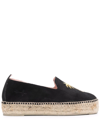 Manebi 26mm Chunky Slip-on Espadrilles In Schwarz