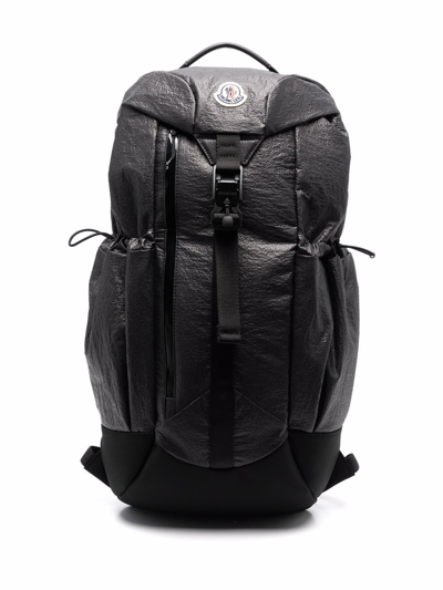 Moncler Multi-pocket Backpack In Schwarz