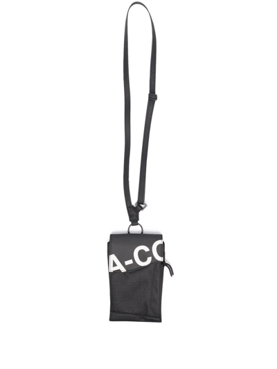 A-cold-wall* Logo-print Neck-strap Messenger Bag In Nero