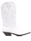 Sonora Santa Fe Leather Western Boots In Weiss