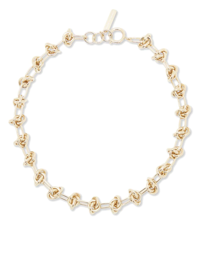 Justine Clenquet Daria Choker Necklace In Gold