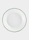 RAYNAUD TOURAINE DOUBLE FILET GREEN COUPE SOUP BOWL