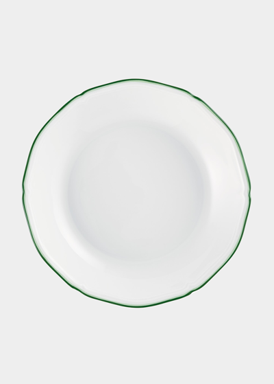 Raynaud Touraine Double Filet Green Coupe Soup Bowl