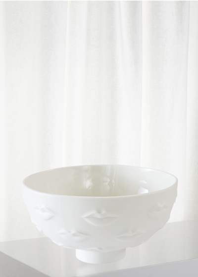 Jonathan Adler Gala Lips White Bowl