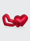 Daum Valentine Heart Figurine In Red