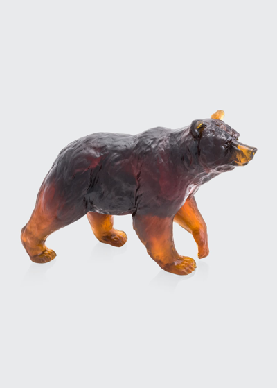 Daum Brown Bear Figurine