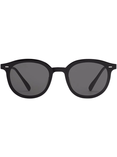 Gentle Monster Obon Round Sunglasses In Black