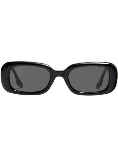 Gentle Monster Bliss Rectangular Frame Sunglasses In Black