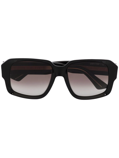 Cutler And Gross Square-frame Sunglasses In Black