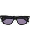 Cutler And Gross Square-frame Sunglasses In Black