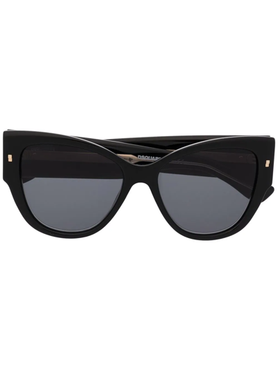 Dsquared2 Cat-eye Frame Sunglasses In Schwarz