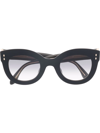 ISABEL MARANT EYEWEAR POLISHED-EFFECT CAT-EYE GLASSES