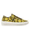 VERSACE WOMEN'S GRECA BAROCCO PRINT LOW-TOP SNEAKERS