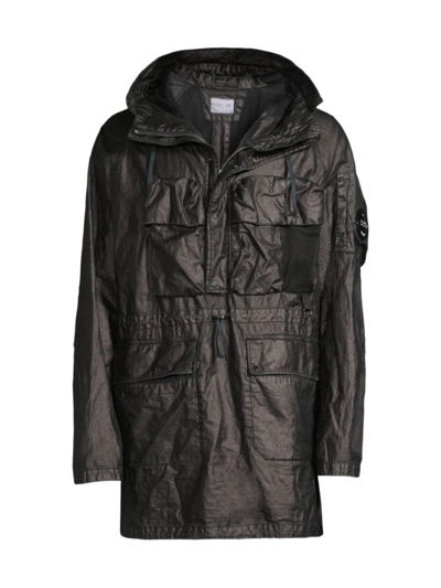 Cp Company X Clarks Originals Lino Wax Jacket In Black