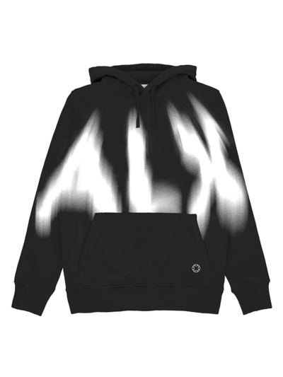 【ALYX】Black Phantom Logo Hoodie Alyx Phantom Logo-print Cotton-blend Jersey Hoodie In Black