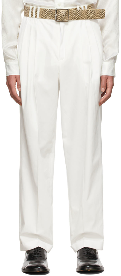 Lu'u Dan Off-white 80's Trousers