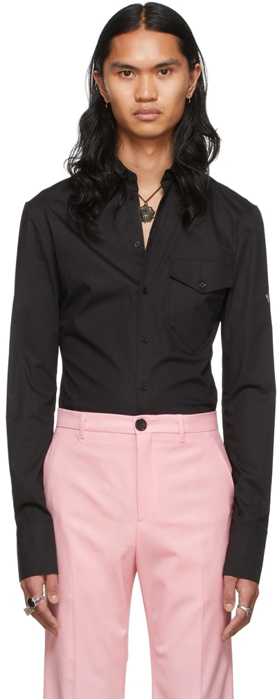 Lu'u Dan Ssense Exclusive Black Cotton Poplin Shirt