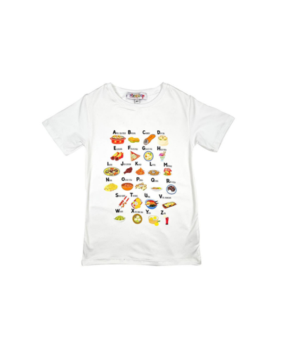 Mixed Up Clothing Kids' Little Boys Short Sleeve Graphic T-shirt In White