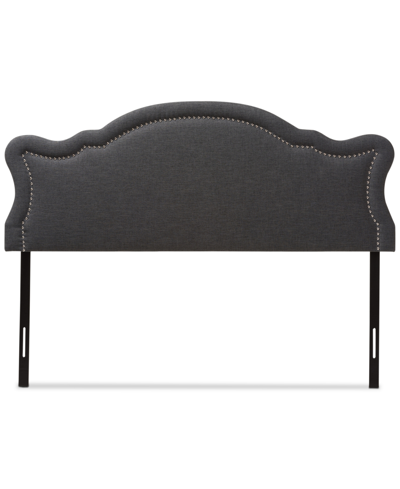 Furniture Danbar Queen Headboard In Dark Grey