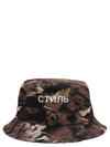 HERON PRESTON HERON PRESTON LOGO PATCH BUCKET HAT