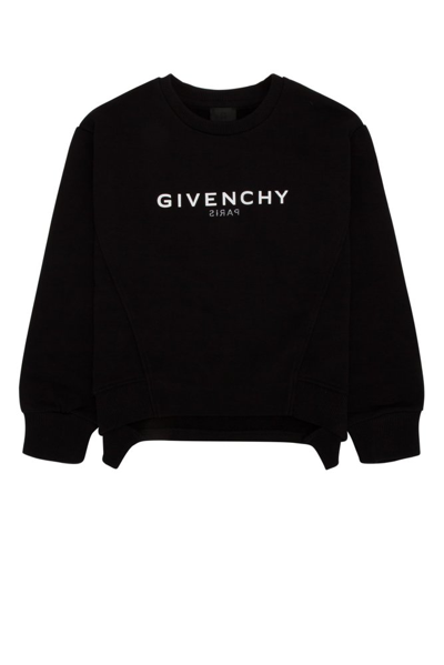 Givenchy Girls Black Logo Sweatshirt